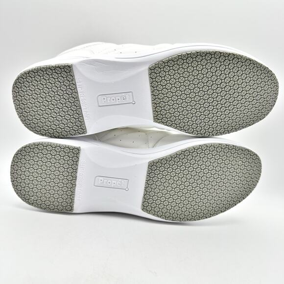 Propet Womens Walker Sneaker US 10 XW EU 41.5 White Leather NIB - Picture 12 of 13